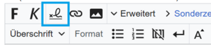 Wikonia Wiki Signatur hinzufügen im Qelltext Editor Ausschnitt.png